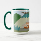 Niedlicher Lone Fox Tasse (Links)