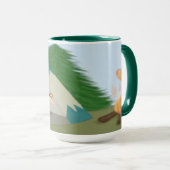 Niedlicher Lone Fox Tasse (VorderseiteRechts)