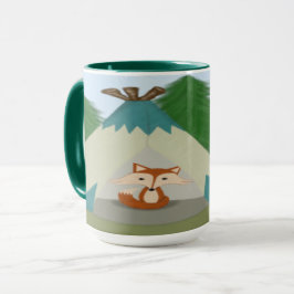 Niedlicher Lone Fox Tasse