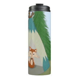 Niedlicher Lone Fox Thermosbecher