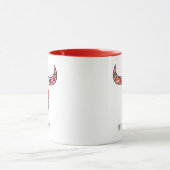 Niedlicher Longhorn Skull Personalisierter Valenti Tasse (Zentrum)