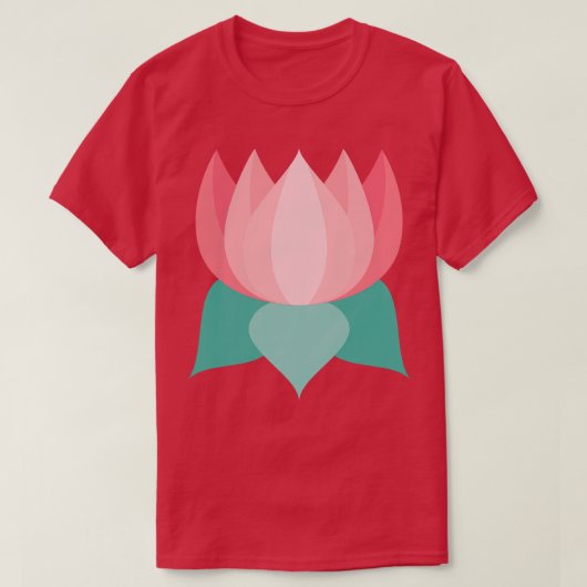 Niedlicher Lotus T-Shirt (Design vorne)