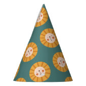 Niedlicher Löwe bunt Partyhütchen (Links)