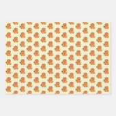 Niedlicher Löwe im Gras mit Ladybug-Kindern Geschenkpapier Set (Vorderseite 3)