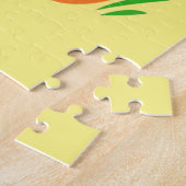 Niedlicher Löwe im Gras mit Ladybug-Kindern Puzzle (Seite)