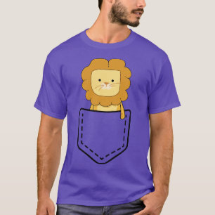 Niedlicher Löwe in meiner Hosentasche T-Shirt