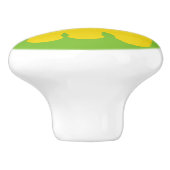 Niedlicher Löwe Keramikknauf (Seitenansicht)