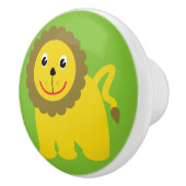 Niedlicher Löwe Keramikknauf (Rechts)