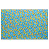 Niedlicher Löwe personalisierter Kinderstoff Stoff (Fat Quarter (45,7 x 55,9 cm))