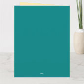 Niedlicher Löwe und Baby Cub Kindergeburtstag Karte (Rückseite)