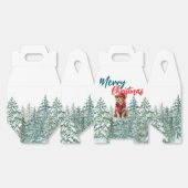 Niedlicher Löwe Weihnachtszoo Weihnachtsbaum Frohe Geschenkschachtel (Ungeklappt)