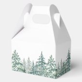 Niedlicher Löwe Weihnachtszoo Weihnachtsbaum Frohe Geschenkschachtel (Rückseite)