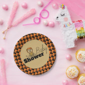 Niedlicher Löwengürtel, Babydusche Pappteller (Party)