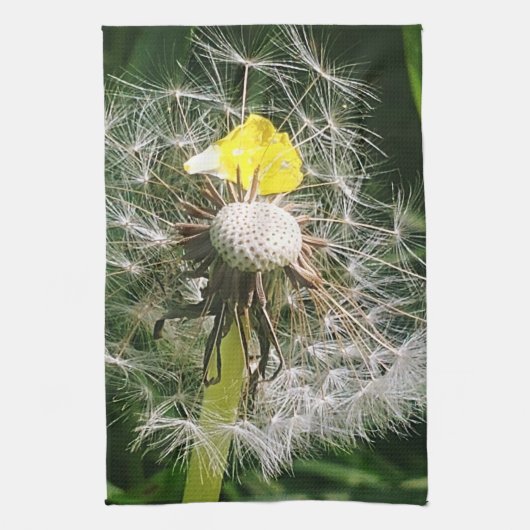 Niedlicher Löwenzahn Geschirrtuch (Vertikal)