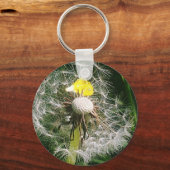 Niedlicher Löwenzahn Schlüsselanhänger (Vorderseite)