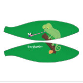 Niedlicher, lustig-grün-fröhlicher Chameleon-Carto Mini Basketball (Panele)