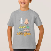 Niedlicher & lustiger Allergologiebewusstsein T -  T-Shirt (Vorderseite)