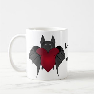 Niedlicher lustiger amorous Valentinstagschläger Kaffeetasse