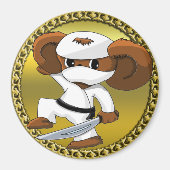 Niedlicher lustiger Cartoon Cheburashka Bär mit Sc Magnet (Vorne)