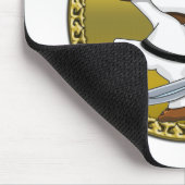 Niedlicher lustiger Cartoon Cheburashka Bär mit Sc Mousepad (Ecke)