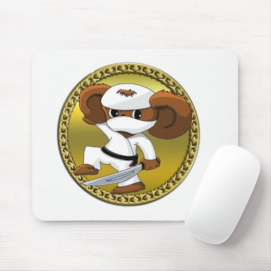 Niedlicher lustiger Cartoon Cheburashka Bär mit Sc Mousepad (Mit Mouse)