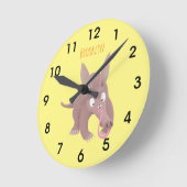 Niedlicher, lustiger Cartoon rund um die Uhr (Winkel)