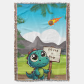 niedlicher, lustiger Dinosaurier Decke (Vorderseite Vertikal)