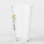 niedlicher, lustiger Dinosaurier Glas (Links)