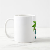 niedlicher, lustiger Dinosaurier Kaffeetasse (Links)
