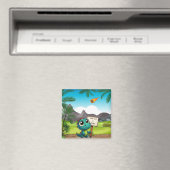 niedlicher, lustiger Dinosaurier Magnet (In Situ (Geschirrspüler))