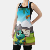 niedlicher, lustiger Dinosaurier Schürze (InSitu)