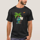 niedlicher, lustiger Dinosaurier T-Shirt (Vorderseite)