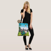 niedlicher, lustiger Dinosaurier Tasche (Am Model)