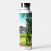 niedlicher, lustiger Dinosaurier Trinkflasche (Rechts)