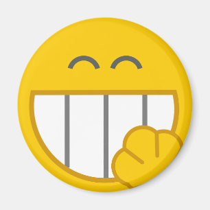 Niedlicher lustiger Gesichts-Schließfach-Magnet Magnet