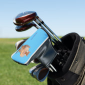 Niedlicher lustiger großer Wangen-Chipmunk-Cartoon Golf Headcover (In Situ)