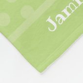 Niedlicher lustiger Happy Spring Ostersonne Name G Fleecedecke (Ecke)