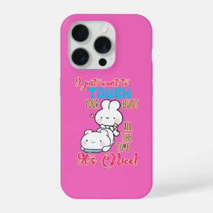 Niedlicher lustiger Hase, ich will einfach nur dei iPhone 15 Pro Hülle