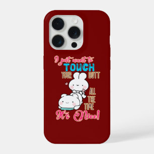 Niedlicher lustiger Hase, ich will einfach nur dei iPhone 15 Pro Hülle
