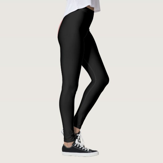 niedlicher lustiger Hintern schwarz Leggings (Rechts)