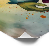 Niedlicher, lustiger kleiner Goblin Poster (Ecke)