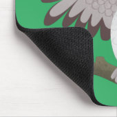 Niedlicher lustiger Lachen kookaburra Cartoon Mousepad (Ecke)