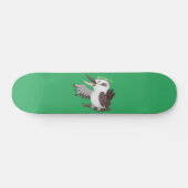 Niedlicher lustiger Lachen kookaburra Cartoon Skateboard (Horizontal)