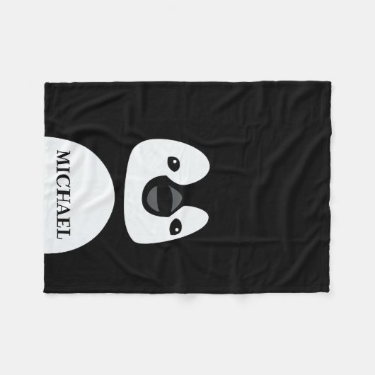 Niedlicher lustiger Penguin Fleecedecke (Vorderseite (Horizontal))