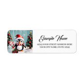 Niedlicher lustiger Pinguin. (Vorne)