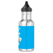 Niedlicher lustiger Popcorn-Cartoon Edelstahlflasche (Rechts)