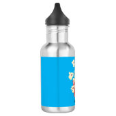 Niedlicher lustiger Popcorn-Cartoon Edelstahlflasche (Links)