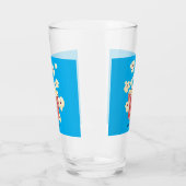 Niedlicher lustiger Popcorn-Cartoon Glas (Links)