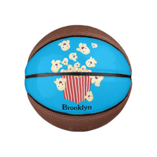 Niedlicher lustiger Popcorn-Cartoon Mini Basketball