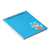 Niedlicher lustiger Popcorn-Cartoon Notizblock (angewinkelt)